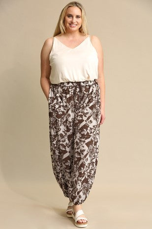 Floral Printed Harem Pants